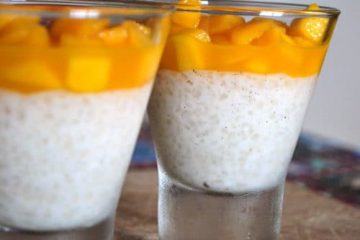 Tapioca de Manga e Coco