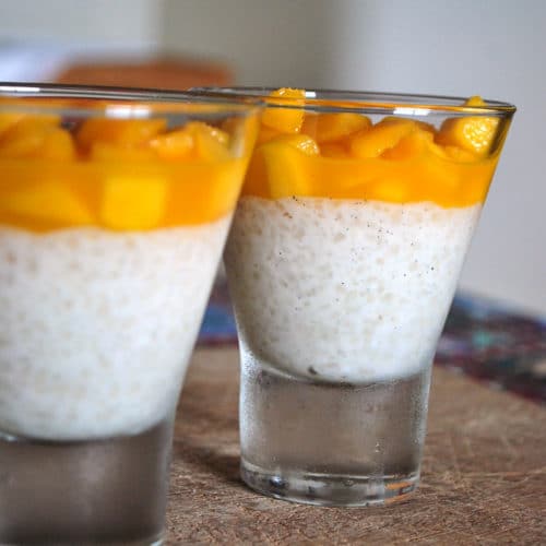 Tapioca de Manga e Coco