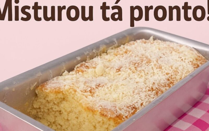Um delicioso pão de coco molhadinho sem sovar: a receita mais fácil e saborosa que você já experimentou!