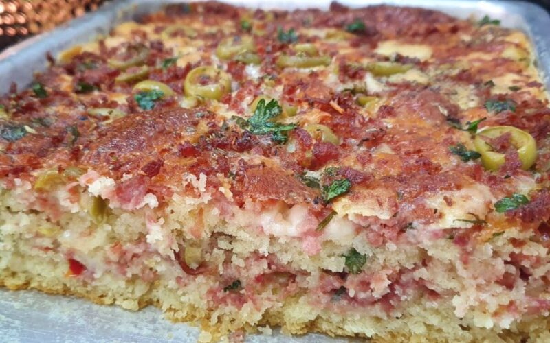 Torta salgada rápida e econômica para um lanche ou jantar prático