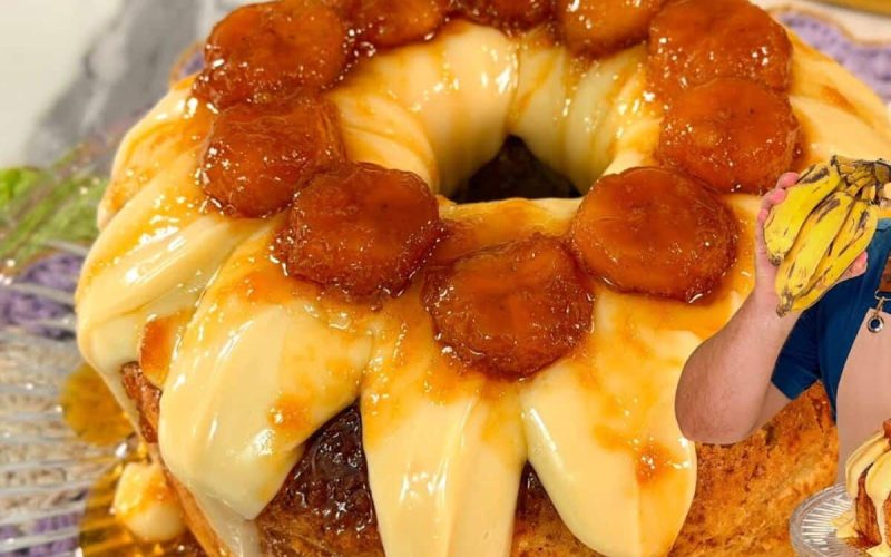 Delicioso e prático: aprenda a fazer um bolo de banana perfeito para o café da manhã
