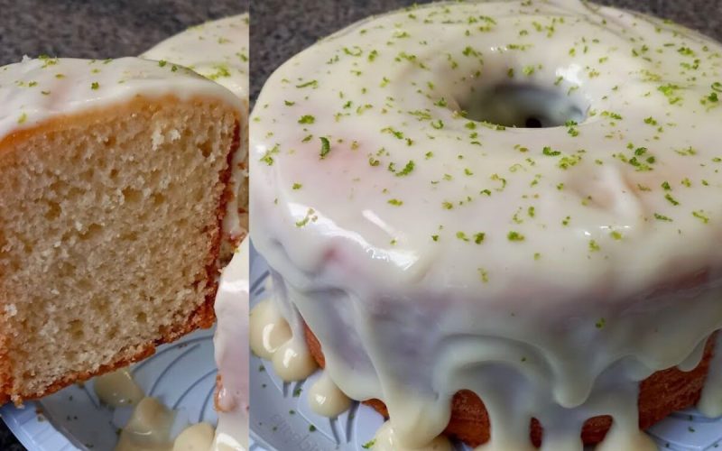 Bolo de limão prático feito no liquidificador, perfeito para os apressadinhos na cozinha.