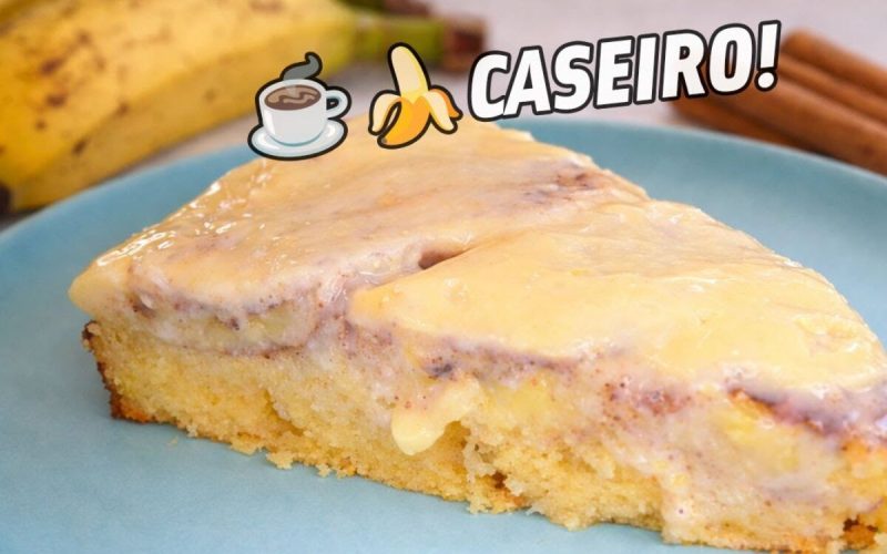 Delícia cremosa de banana: Aproveite frutas maduras para preparar essa torta que derrete na boca