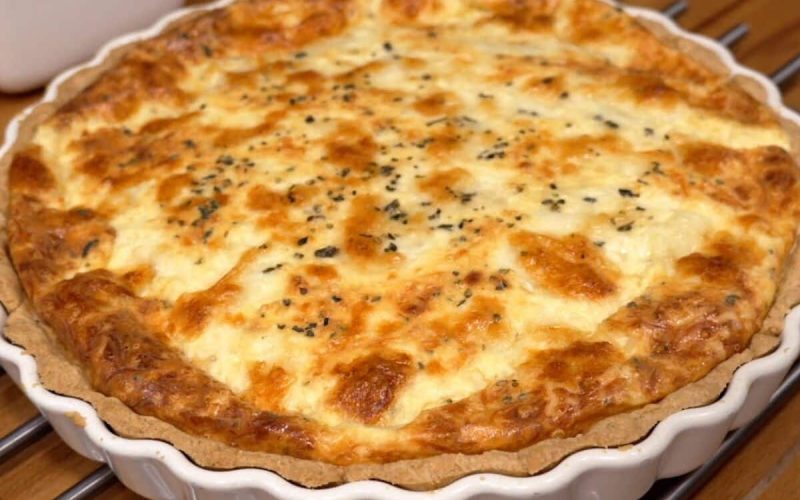 Delicie-se com uma quiche de queijo: uma receita tradicional que transforma suas refeições em momentos especiais
