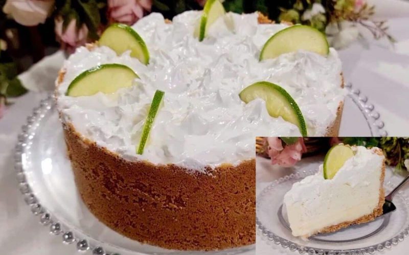 Delícia gelada: a irresistível torta de limão que encanta os paladares