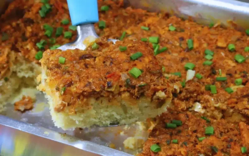 Deliciosa torta de sardinha leve e prática no liquidificador: a opção ideal para seu lanche da tarde