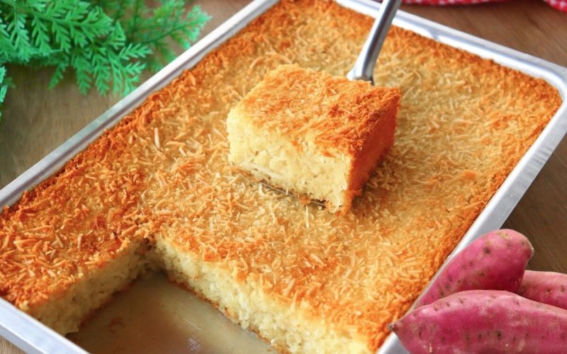 Bolo de batata-doce sem farinha: uma alternativa deliciosa e nutritiva com textura surpreendente