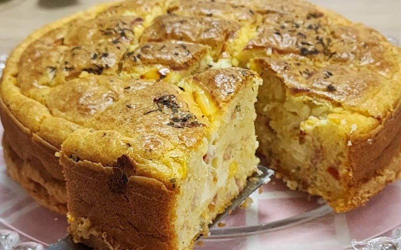 Delicioso bolo salgado: receita fácil e aromática que conquista o paladar