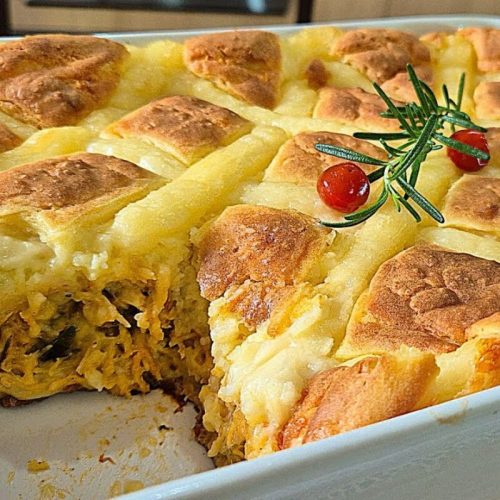 Deliciosa torta de frango sem glúten: leve, recheio generoso e perfeita para todas as situações