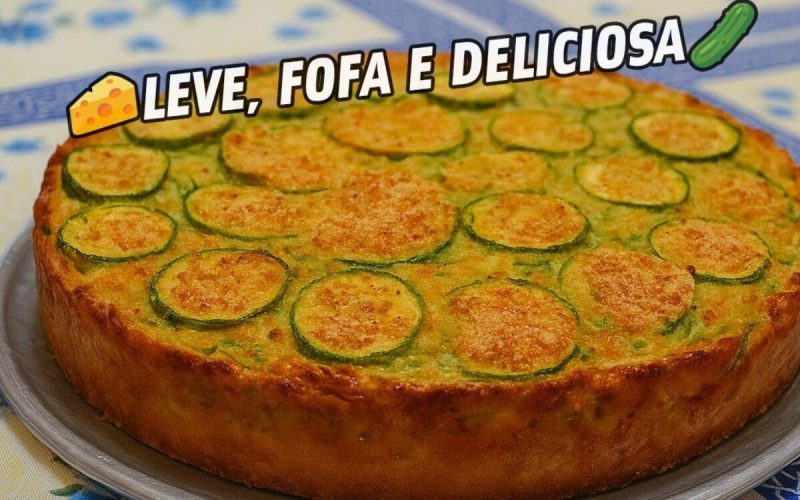 Delicie-se com uma rápida e simples torta de abobrinha, perfeita para o seu almoço em poucos minutos.
