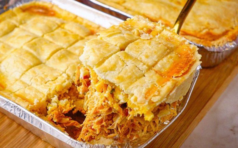 Empadão sem glúten: uma massa irresistível e um recheio de dar água na boca