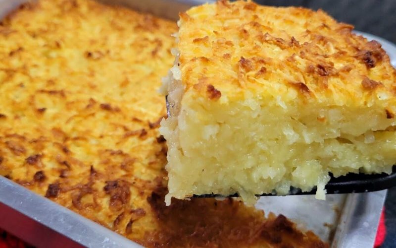 Delicioso bolo de macaxeira: uma receita cremosa e caseira perfeita para acompanhar o café