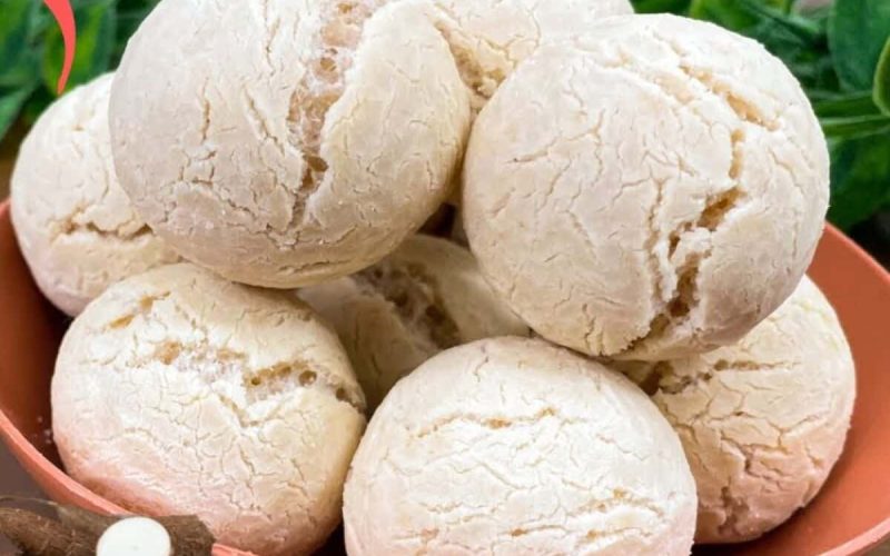Pão de queijo vegano à base de mandioca: crocância e saúde em cada mordida