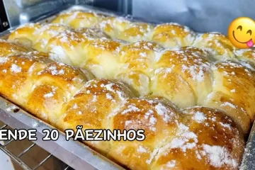 Pão artesanal irresistível: massa tão macia que derrete na boca
