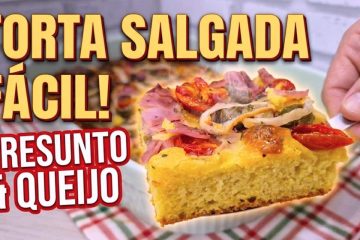 Deliciosa torta de presunto e queijo com massa leve de iogurte: uma receita rápida que conquista a todos!