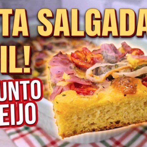 Deliciosa torta de presunto e queijo com massa leve de iogurte: uma receita rápida que conquista a todos!