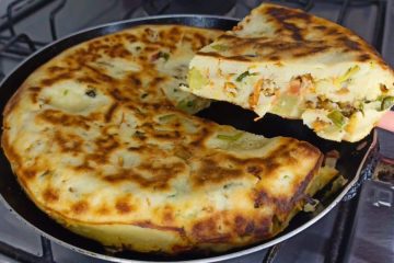 Sardinha na Frigideira: Deliciosa Torta com Ovo em Apenas 15 Minutos