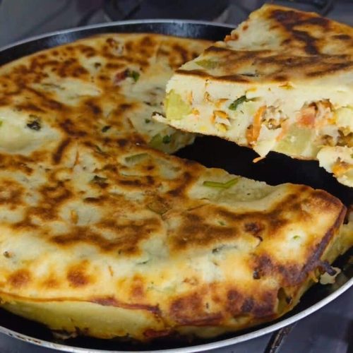 Sardinha na Frigideira: Deliciosa Torta com Ovo em Apenas 15 Minutos