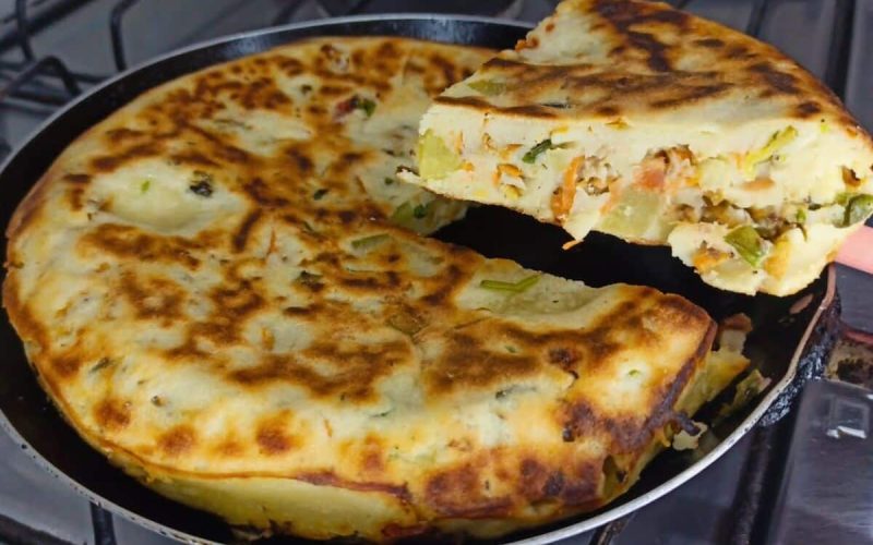 Sardinha na Frigideira: Deliciosa Torta com Ovo em Apenas 15 Minutos