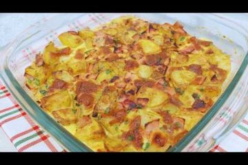Delícia de torta de batata com presunto e queijo: a receita perfeita para agradar a todos!