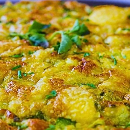 Delicie-se com uma rápida e saudável torta de abobrinha que combina sabor e praticidade