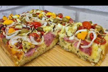 Deliciosa torta portuguesa: massa de iogurte leve e macia para um lanche prático