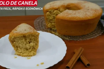 Delícia caseira: aprenda a fazer um bolo de canela macio e aromático