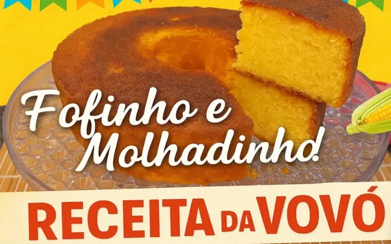 Bolo de milho: a receita clássica que garante uma textura leve e irresistivelmente úmida
