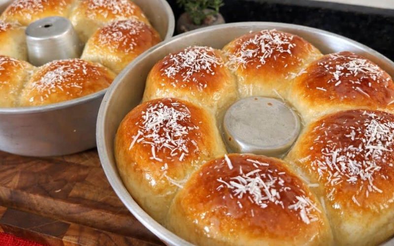 Pão de leite leve como uma nuvem: a delícia perfeita para o seu café da manhã
