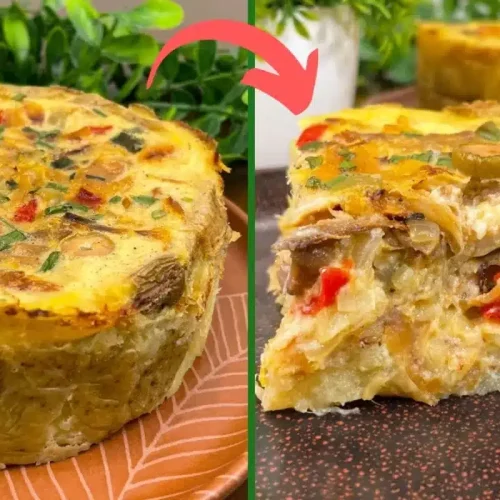 Deliciosa torta de bacalhau sem glúten com massa ultra leve promete encantar paladares