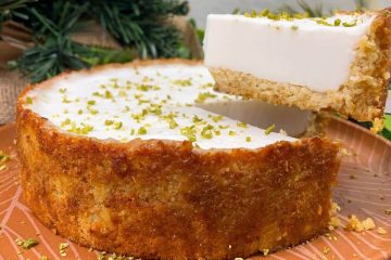 Delícia refrescante: torta de limão saudável, sem açúcar, leite ou glúten