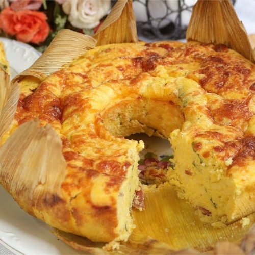 Prato prático e delicioso: bolo salgado de milho no liquidificador para celebrar o Dia dos Pais