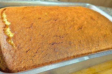 Delicioso bolo de trigo artesanal, a combinação ideal para um café recém-preparado