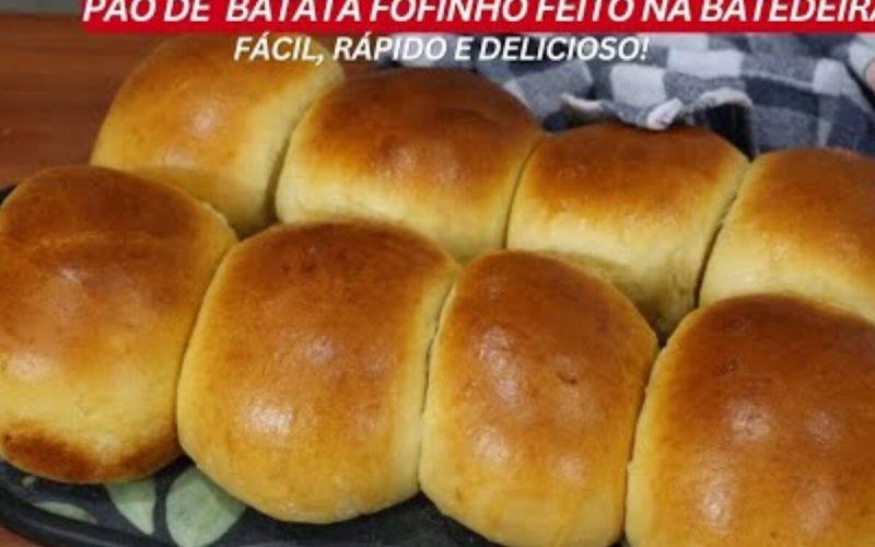 Delicioso pão de batata: a receita prática que harmoniza com seu café!