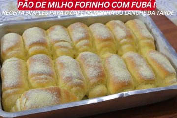 Delicioso pão de milho leve e fácil de fazer, ideal para começar o dia com sabor