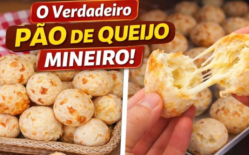 Pão de queijo mineiro: a combinação perfeita de crocância e maciez que conquista toda a família
