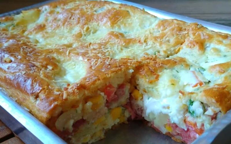 Torta leve e saborosa sem glúten: uma opção prática para lanchar ou jantar