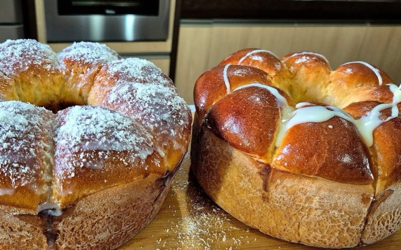 Delicioso pão doce aerado, perfeito para acompanhar manteiga quentinha no café da manhã