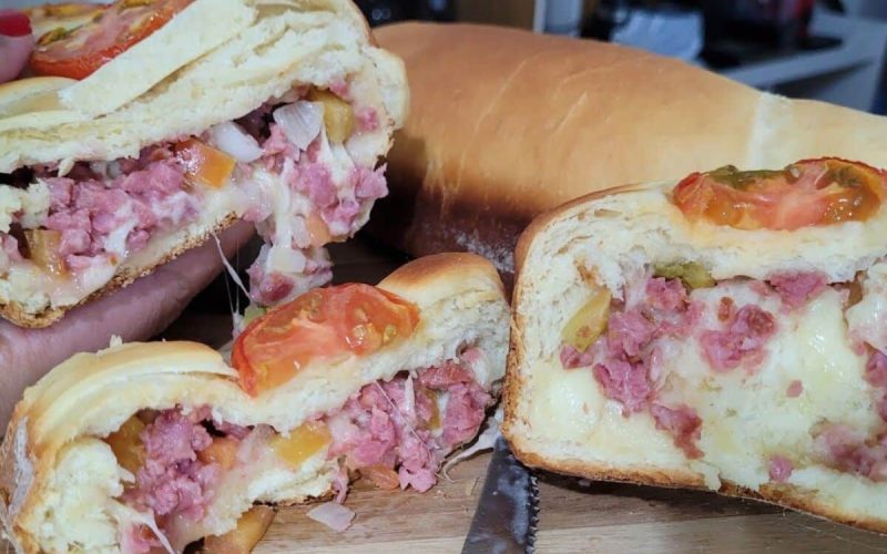 Delicioso pão caseiro recheado: a maciez que conquista e surpreende a todos!