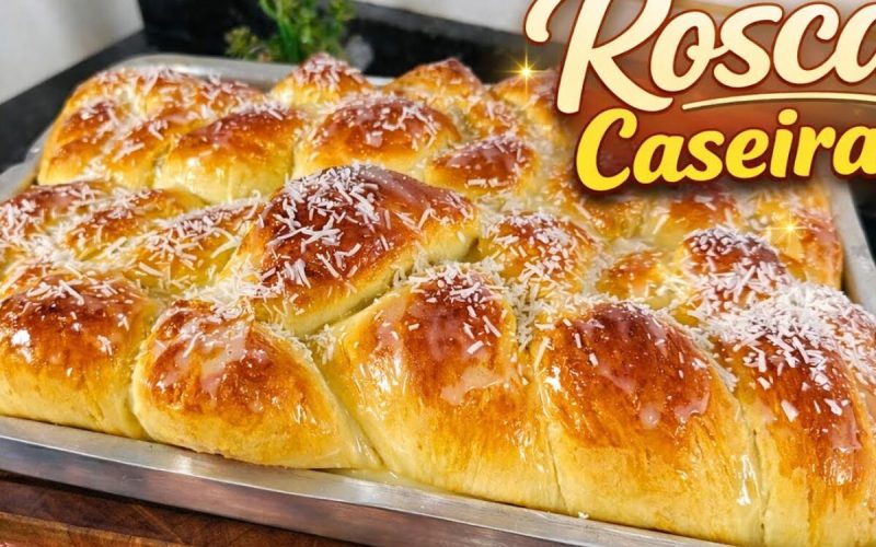Deliciosa rosca artesanal: um aroma irresistível que transforma sua cozinha e combina perfeitamente com café