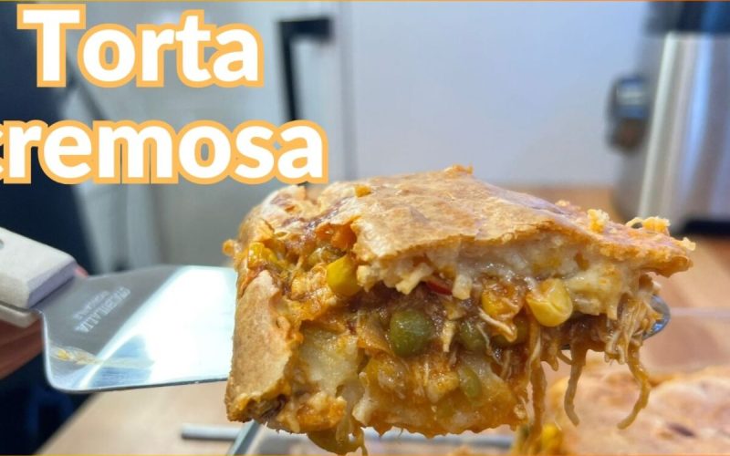 Deliciosa e Prática: Torta Cremosa de Liquidificador com Recheio Generoso