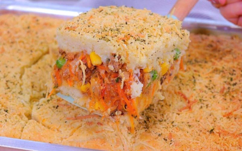 Deliciosa e econômica: Torta de sardinha de liquidificador que derrete na boca