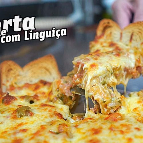 Delícia prática: Torta salgada de linguiça com pão de forma, uma explosão de sabor!