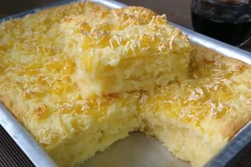 Delicioso bolo mané pelado no liquidificador: cremosidade e leveza para o seu café da tarde