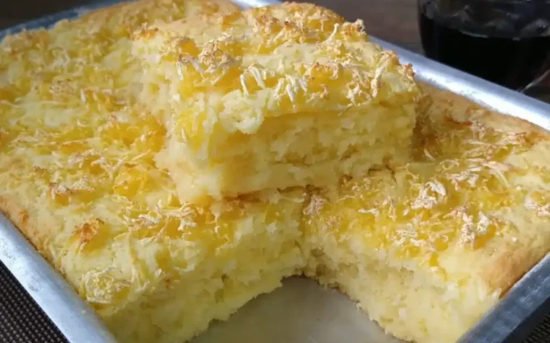 Delicioso bolo mané pelado no liquidificador: cremosidade e leveza para o seu café da tarde