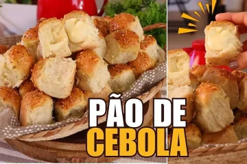 Delicioso pão de cebola com muçarela: a receita perfeita para um lanche dos sonhos