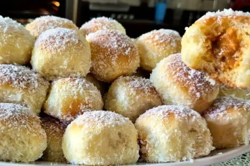 Delicioso pãozinho lua de mel: fofura recheada com creme perfeito para o lanche da tarde