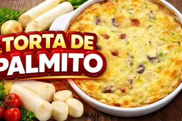 Torta de palmito low carb: um lanche leve, delicioso e sem glúten